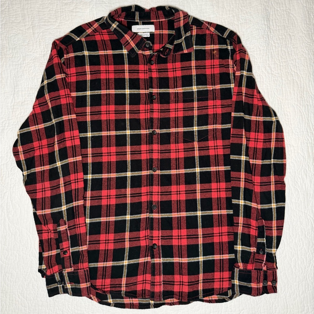 Urban Outfitters Red and Black Checkered Shirt